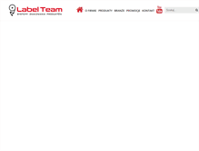 Tablet Screenshot of labelteam.pl